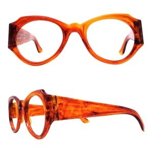 Killer 1950’s Handmade French Angular Eyeglasses Frames , Tortoiseshell, NOS
